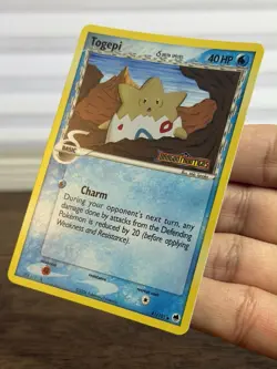 Pokemon TCG Togepi Reverse Holo Card EX DRAGON FRONTIERS 41/101 2006 - NM - Image 5