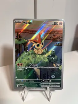 Victini 208 Pokemon TCG SV Scarlet & Violet Black Star Promo Card - Image 1