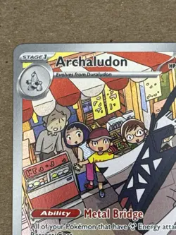 Pokemon TCG Archaludon Card 155/142 Stellar Crown English Holo - Image 3