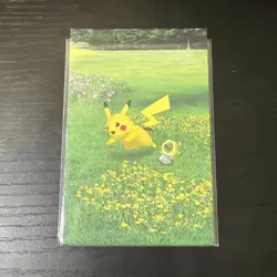 Pokemon GO Pikachu Promo Set Tin Coin Art Card Nintendo TCG - Image 3