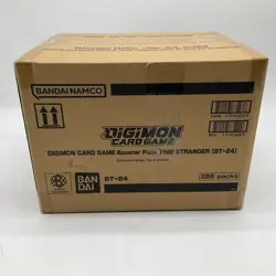 DIGIMON CARD GAME: Time Stranger Booster Box BT24 English 12 Box Sealed Case - Image 1