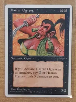 1995 MAGIC THE GATHERING CHRONICLES HASRAN OGRESS TD25 - Image 1