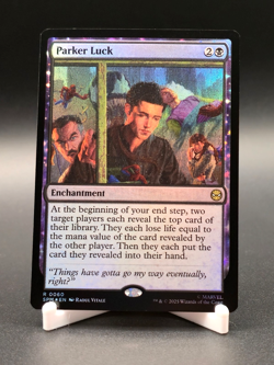 Parker Luck Magic The Gathering Spider-Man Rare Foil #60 - Image 1