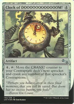 Clock of DOOOOOOOOOOOOM! (142/216) - Unstable - Uncommon (Foil) - Image 1