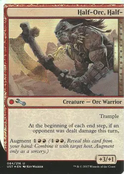 Half-Orc, Half- (084/216) - Unstable - Uncommon (Foil) - Image 1