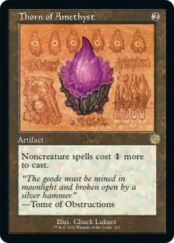 1x Thorn of Amethyst -- Retro Schematic NM-Mint, English The Brothers' War: Retr - Image 1