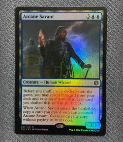 MTG Arcane Savant FOIL x1 NM ! Conspiracy: Take the Crown / Magic The Gathering - Image 1