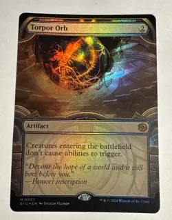 Torpor Orb (Showcase) Outlaws of Thunder Junction: the Big Score Foil - Image 1
