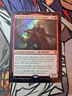MTG Baeloth Barrityl, Entertainer Battle for Baldur's Gate - NM Foil - Image 1