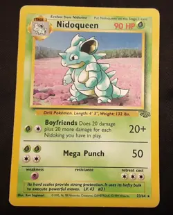 Nidoqueen 23/64 Jungle Regular Rare Pokemon TCG MP - Image 1