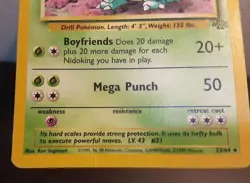 Nidoqueen 23/64 Jungle Regular Rare Pokemon TCG MP - Image 3