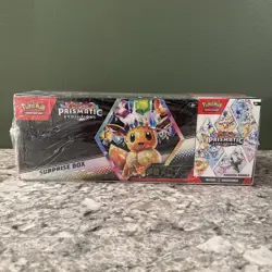 Pokemon TCG Prismatic Evolutions 2-Pack Surprise Box & Booster Bundle NEW Sealed - Image 1