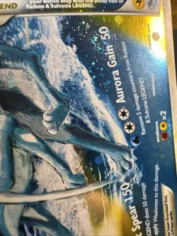 Swirl !!! Raikou & Suicune Legend (Bottom) 93/95 Unleashed Holo Pokemon - Image 2