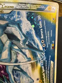 Swirl !!! Raikou & Suicune Legend (Bottom) 93/95 Unleashed Holo Pokemon - Image 3