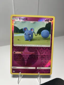 Azurill Cosmic Eclipse 146/236 Reverse Holo Card 2019 Pokemon TCG - Image 1