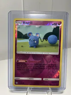 Azurill Cosmic Eclipse 146/236 Reverse Holo Card 2019 Pokemon TCG - Image 3