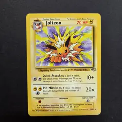 Pokemon Jolteon TCG Jungle 20/64 Regular Rare Non-Holo LP - Image 1
