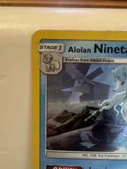 Alolan Ninetales 28/147 Cracked Ice Holo Deck Exclusives Pokemon TCG HP - Image 2