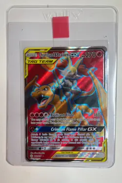 Pokemon Charizard & Braixen GX Full Art Cosmic Eclipse 212/236 Sun and Moon - Image 1