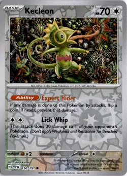 Kecleon - 150/191 Reverse Holo SV08: Surging Sparks Pokemon Card TCG - Image 1
