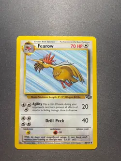 Pokemon TCG Fearow Jungle 36/64 Unlimited 1999-2000 Wizards Base Set - Image 1