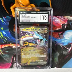 Raging Bolt ex 123/162 - CGC Gem Mint 10 - Temporal Forces - Pokemon TCG 2024 - Image 1