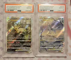 Pokemon Crown Zenith Leafeon VSTAR GG35 & Glaceon VSTAR GG40 PSA 10 - Image 1