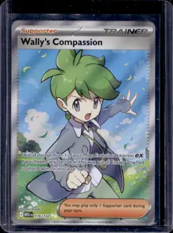 2025 Pokemon Mega Evolution Wally's Compassion Ultra Rare #176/132 - Image 1