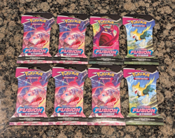 8x Pokemon TCG: Sword & Shield Fusion Strike Sleeved Booster Pack - Image 2
