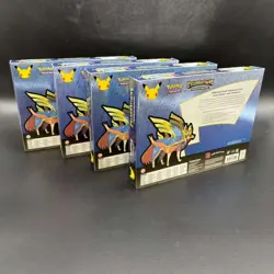 Lot of (4) Pokemon TCG Celebrations Deluxe Pin Collection Zacian LV.X Sealed - Image 2