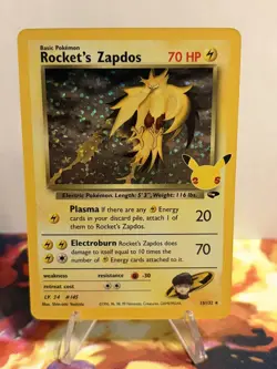 Pokemon TCG - Rocket's Zapdos 15/132 Celebrations: Classic Collection Holo - Image 2