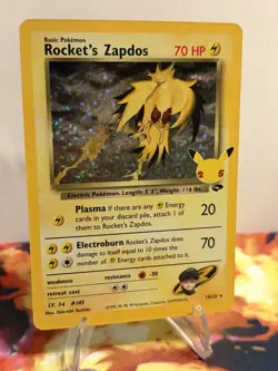 Pokemon TCG - Rocket's Zapdos 15/132 Celebrations: Classic Collection Holo - Image 3