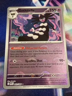 Pokemon TCG Gothitelle 043/086 Poke Ball Holo Rare White Flare NM/M - Image 1