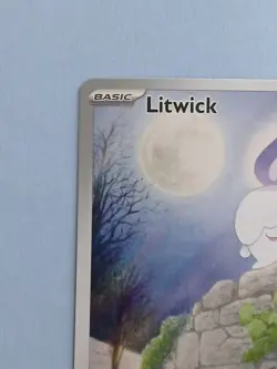 Pokemon Scarlet & Violet White Flare Litwick 101/086 Illustration Rare - Image 2