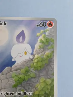 Pokemon Scarlet & Violet White Flare Litwick 101/086 Illustration Rare - Image 3