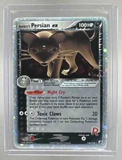 Rocket's Persian ex 2005 Pokemon EX Unseen Forces #116 - Image 1