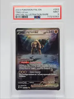 TING-LU EX 2023 POKEMON PALDEA SPECIAL ILLUSTRATION RARE 263/193 PSA 9 Q0004 - Image 1