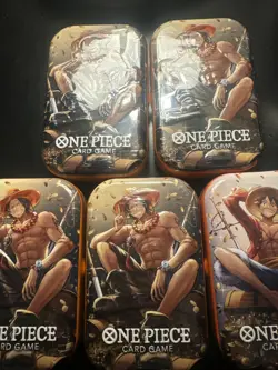 Bandai One Piece Card Game Tins Vol.2 OP-13 - Sealed Lot of 5 - Image 1