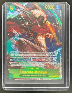 2026 One Piece The Azure Sea's Seven Dracule Mihawk Secret Rare #OP14-119 - Image 1