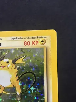 Pokemon TCG Raichu Base Set 14/102 Holo Rare 1st Edition GERMAN - Lightly Played - Image 5