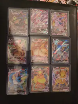 Eeveelution Vmax 9 Card Complete Set Pokemon Evolving Skies NM Umbreon Eevee - Image 1