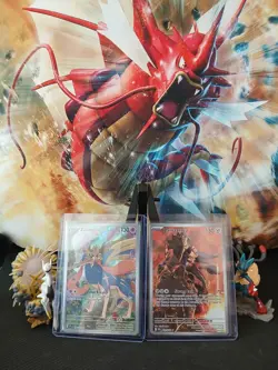 Zacian 100/094 and Zamazenta 201/182 Pokemon Cards - Image 1