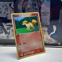 Pokemon Card - Ponyta Delta Species 78/113 Common Reverse Holo Stamped - Image 4