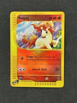 Ponyta 126/165 Expedition Reverse Holo Pokemon Card - Image 1