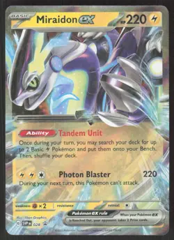 SV: Scarlet & Violet Promo Cards #028 Miraidon ex - Image 1
