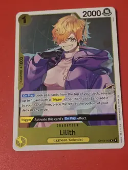 ONE PIECE ENGLISH CARD GAME HOLO CARTE Lilith OP13-113 EN NM - Image 1
