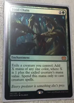 Food Chain Double Masters 2022 Foil Nm Mtg - Image 1