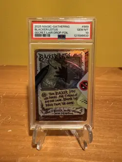 PSA 10 Blacker Lotus (Rainbow Foil) Secret Lair Drop Foil - Image 3