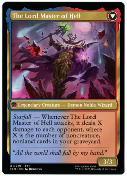 The Emperor of Palamecia / The Lord Master of Hell - 0219 - Final Fantasy MTG - Image 2