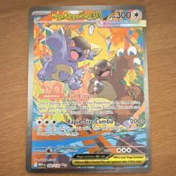 Pokemon Mega Kangaskhan EX 182/132 Me01 Mega Evolution Holo Special Rare - Image 1